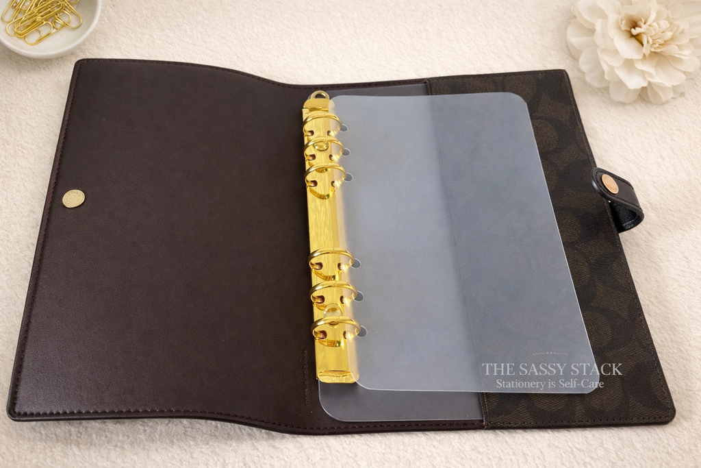 A6 & A5 Rhinestone Charm Binder Insert– 20mm Rings