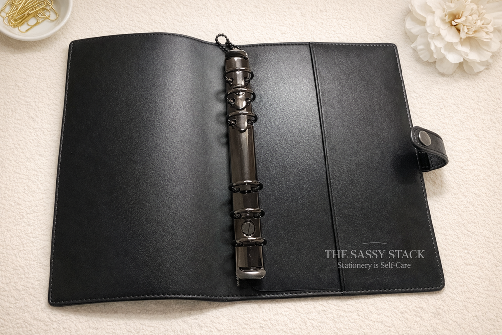 A6 & A5 Rhinestone Charm Binder Insert– 20mm Rings